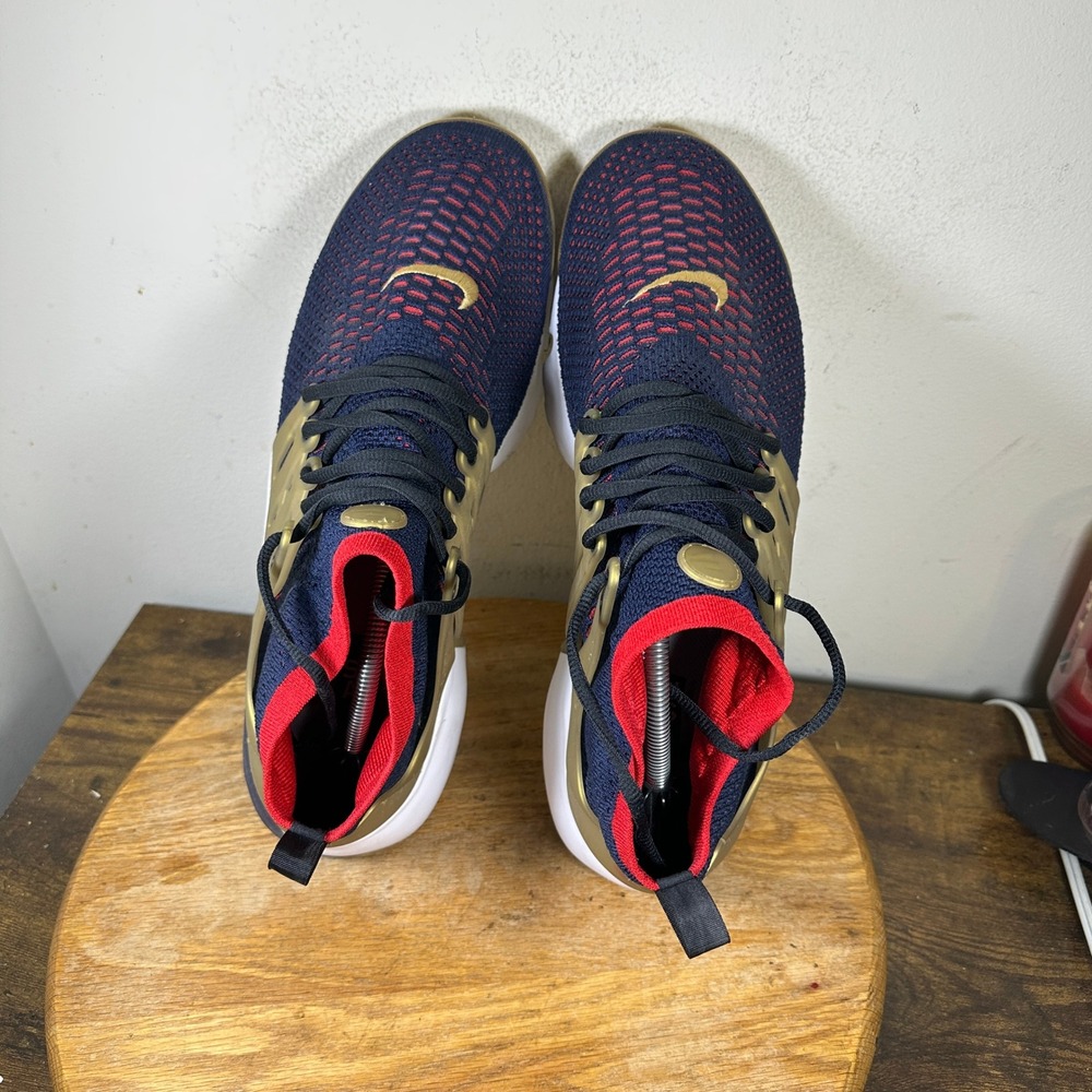Nike Air Presto Ultra Flyknit USA Olympic Navy Gold Red 835570-406 Mens 13 - Picture 5 of 7